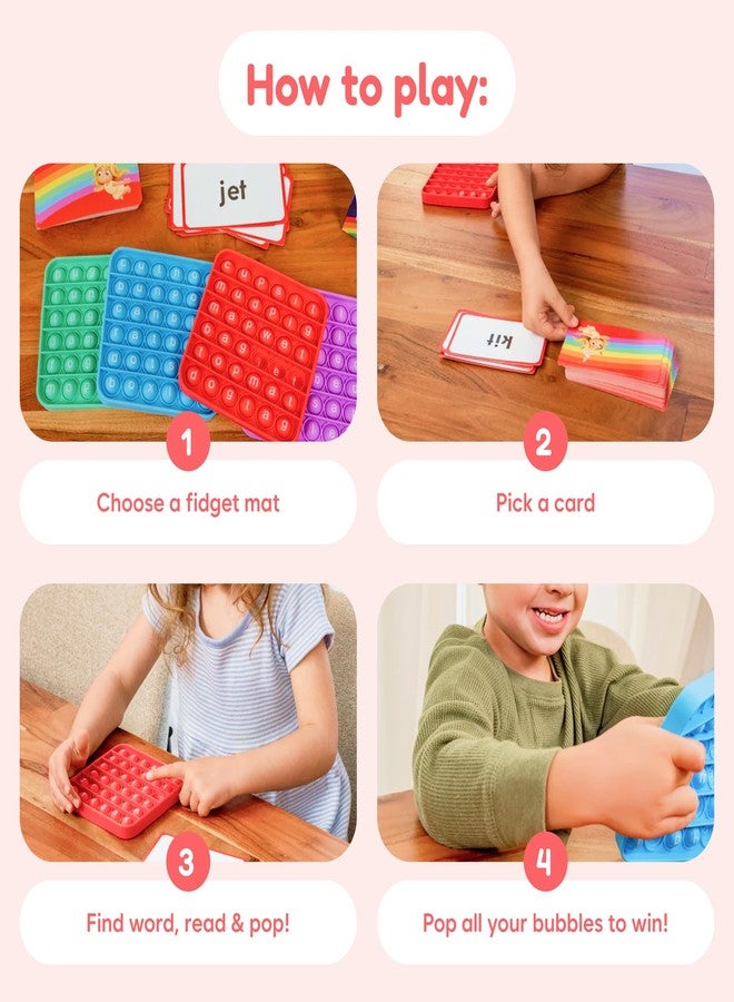 The Fidget Game Word Pop, CVC Words - Learn to Read in Weeks - Multisensory Reading & Phonics Interactive Game Ideal for Pre Kindergarten to 1st Grade (Packaging May Vary) - Image 3